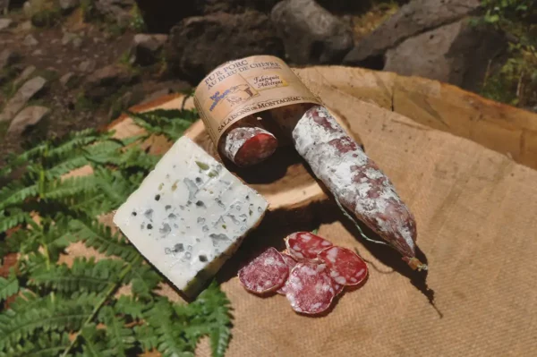 La saucisse sèche au bleu d'Yssingeaux