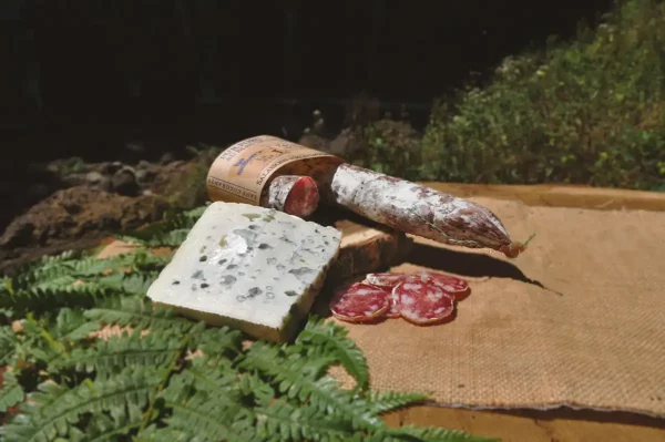 La saucisse sèche au bleu d'Yssingeaux