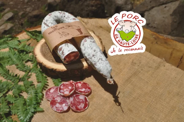 La saucisse sèche de Haute-Loire des Salaisons de Montagnac