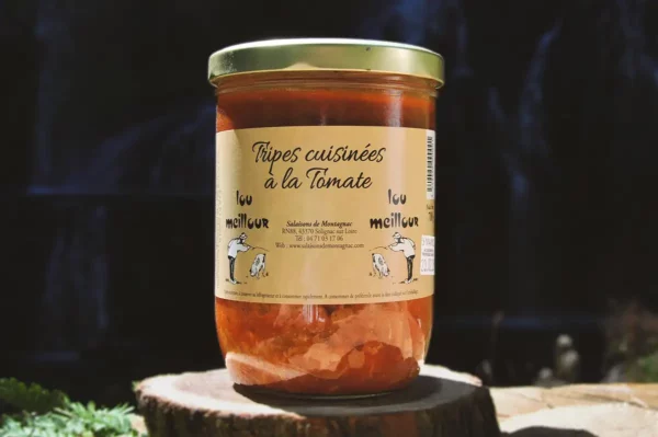 Les tripes cuisinées à la tomate des Salaisons de Montagnac